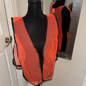 Men's Bright Orange Safety Vest